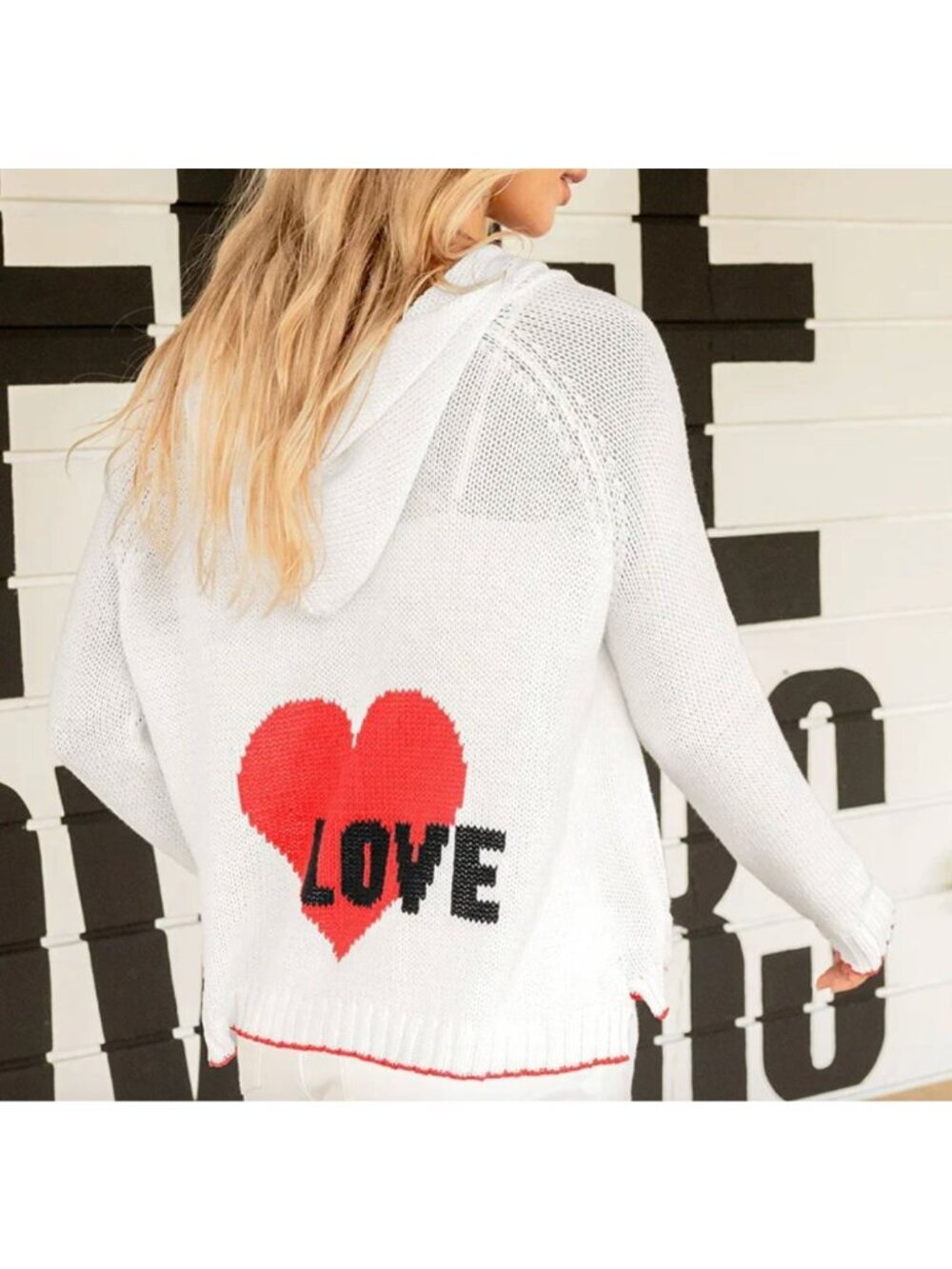 Wooden Ships Anthropologie Love Zip Cotton Hoodie Breaker White S/M